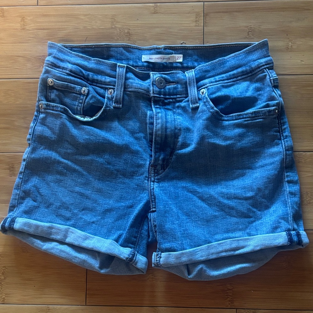 Levi's Classic Blue Jean Shorts